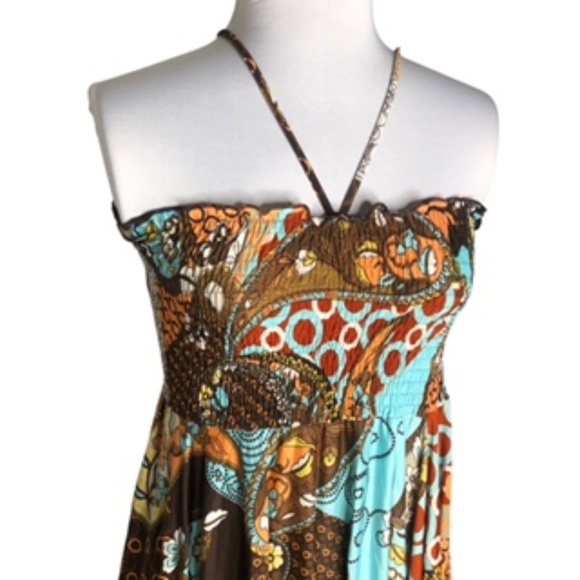 India Boutique Tops - NWT India Boutique Versatile Tropical Print Top/Dress/Skirt Size M